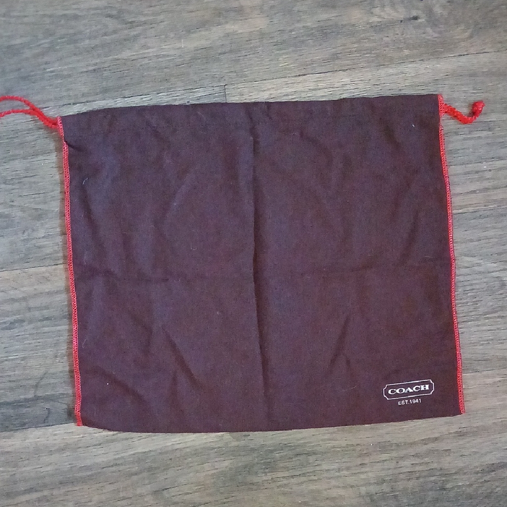 Coach Brown Dust Bag. 